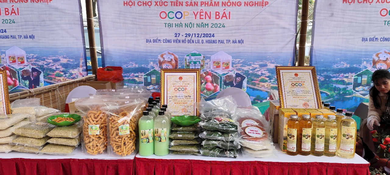 ỨNG DỤNG KHOA HỌC CÔNG NGHỆ PHÁT TRIỂN  CÁC SẢN PHẨM OCOP TẠI YÊN BÁI